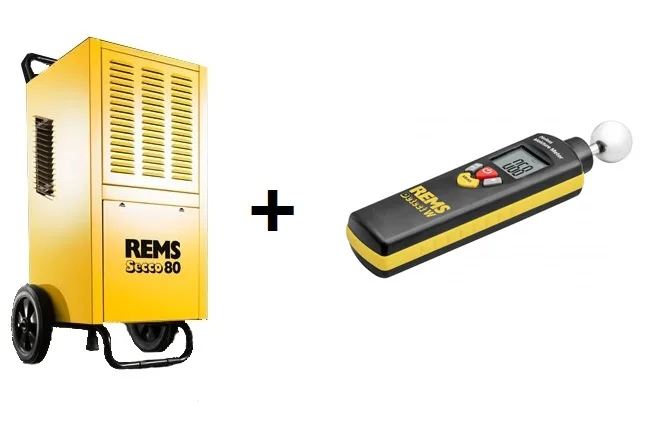 Rems 132X01 R220 Secco 80 Set Luchtontvochtiger + Detect W Vochtmeter