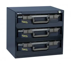 Raaco 136389 Safe Box incl. 3 x Carry-Lite 80-10