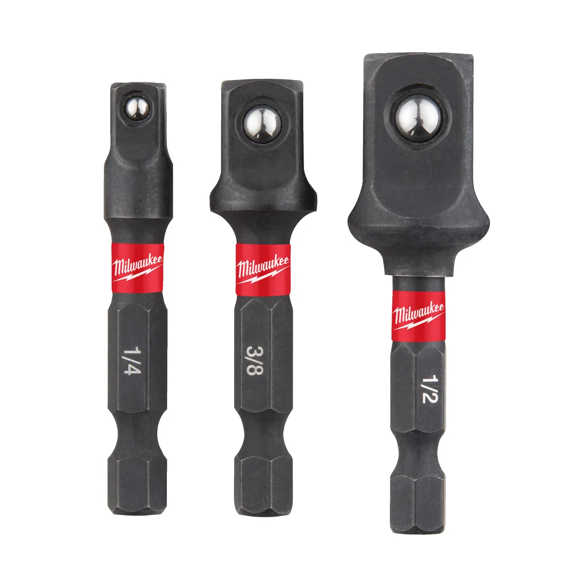 Milwaukee Accessoires 4932479228 Doppen Adapter Shockwave Set - 3 stuks