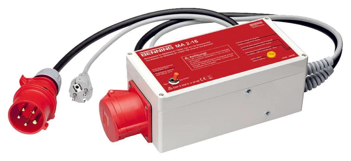 Benning 044160 Meetadapter MA 2-16 CEE 5-polig (actief/passief) ST 755+/760+