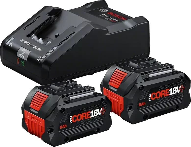 Bosch Blauw Accessoires 1600A02X03 2 x ProCORE18V+ 8.0Ah + GAL 18V-160 lader