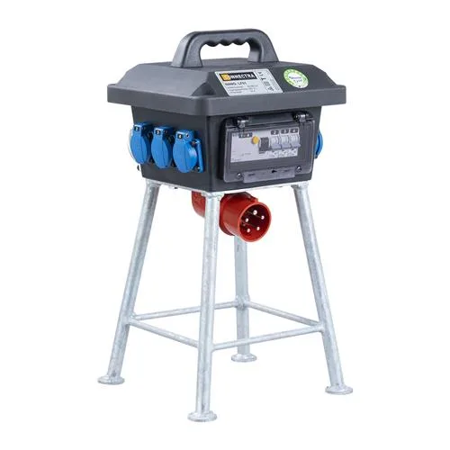Connectra 58.006.01 Verdeelkast NANO-LF01 volrubber kast op verzinkt stalen frame