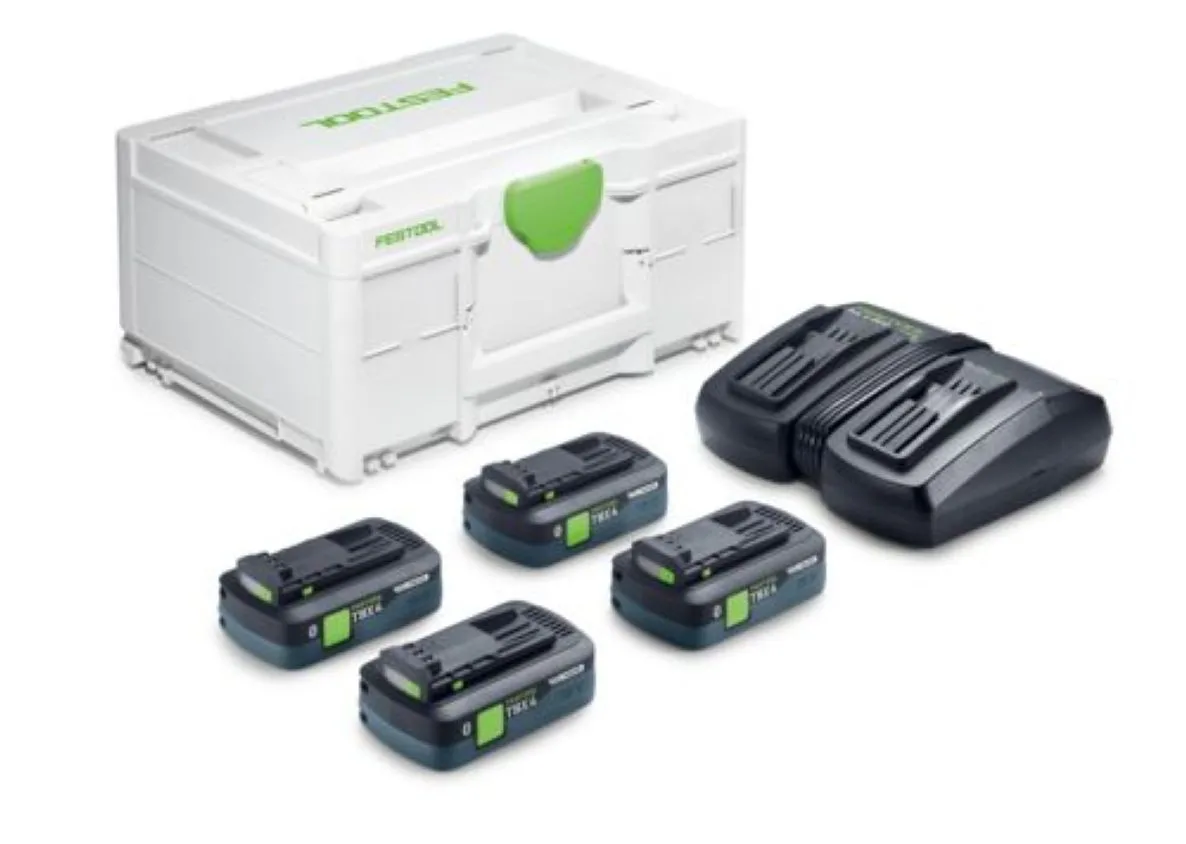Festool Accessoires 578823 SYS 18V 4xTBX4/TCL6DUO Energie-set