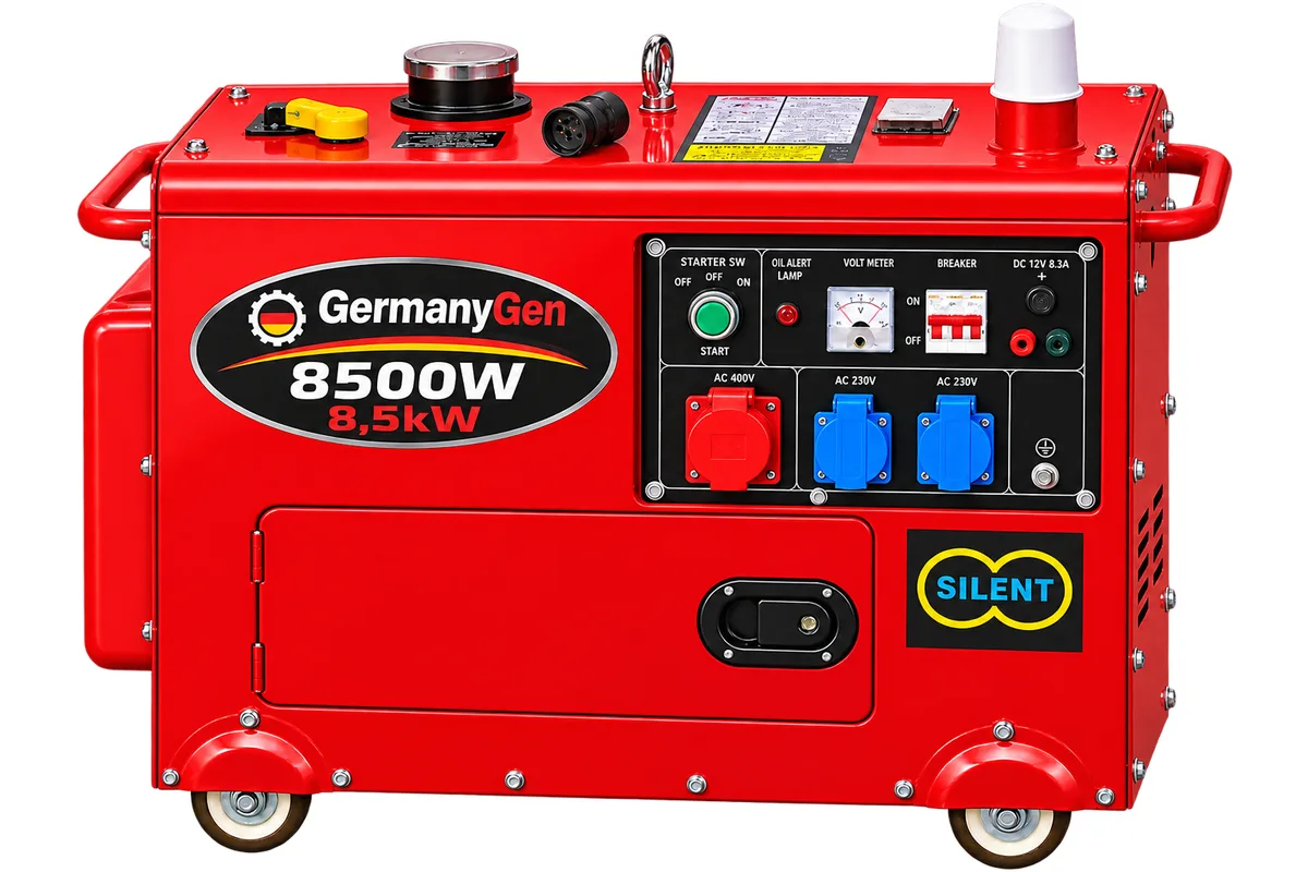Diesel Noodstroomaggregaat 8500W
