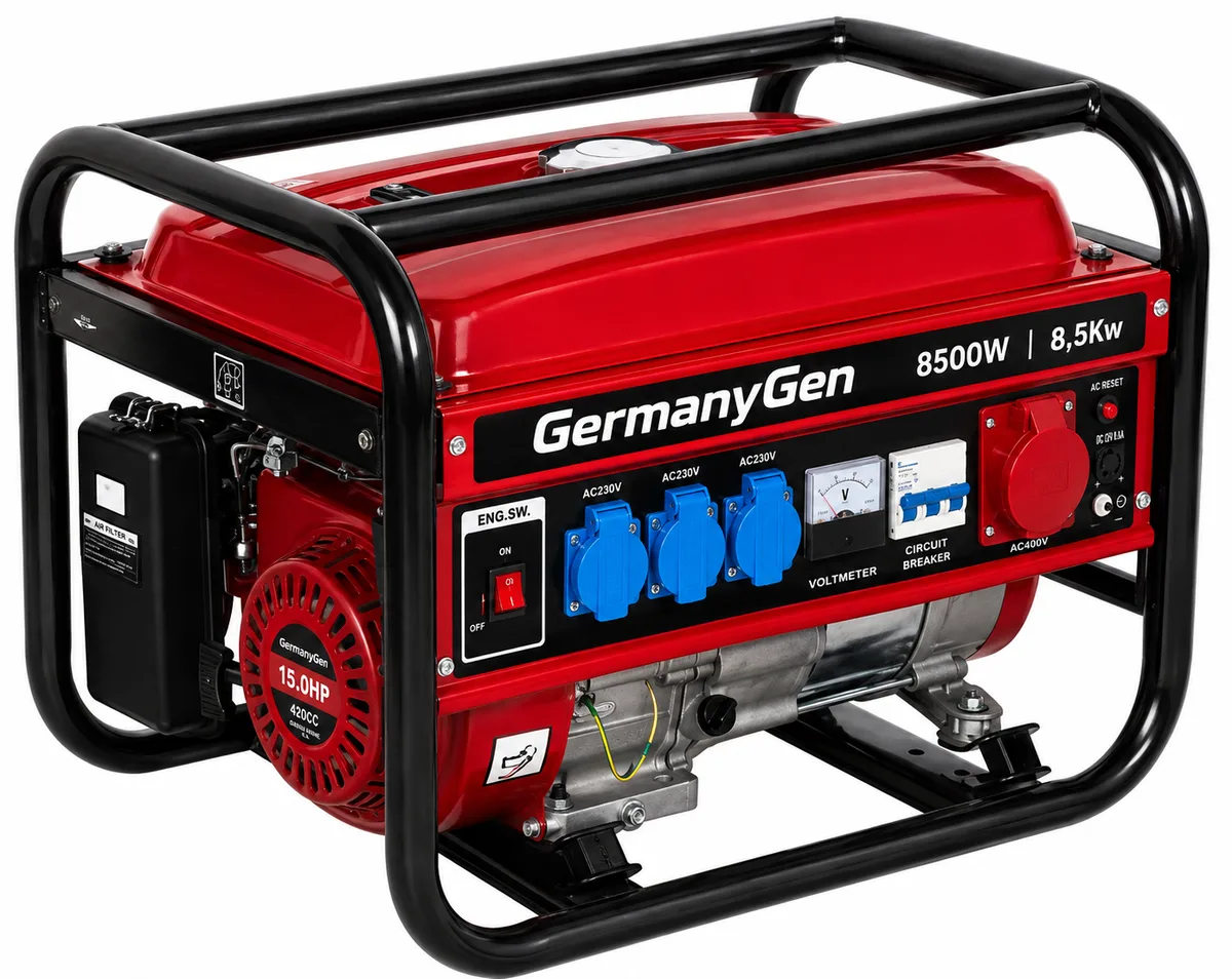 Benzine Noodstroomaggregaat 8500W Trekstart
