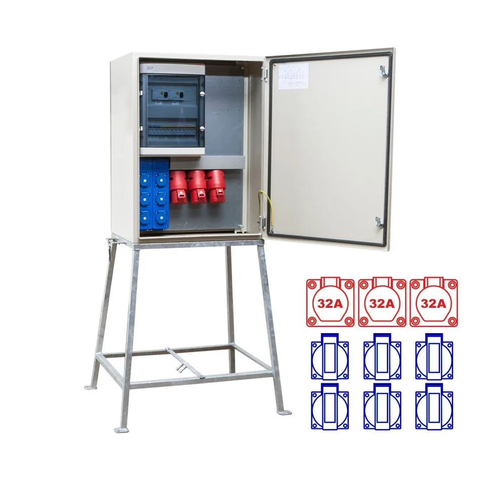 Keraf 104499 kWh-meterkast 80A 1x63/5 3x32/5 6xSchuKo