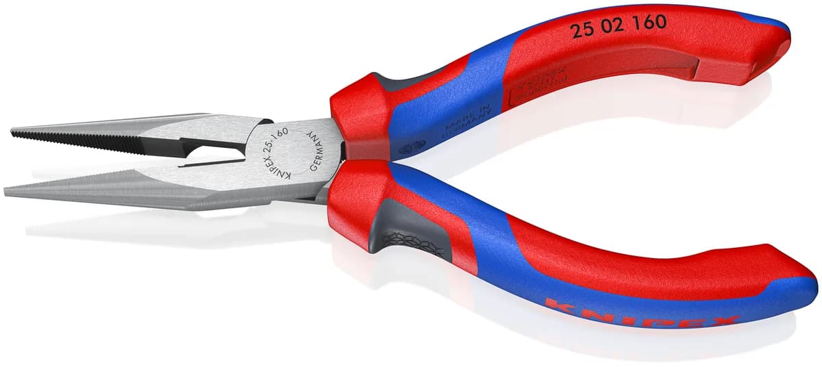 Knipex 25 02 160 Platspitse tang met zijsnijder 160 mm