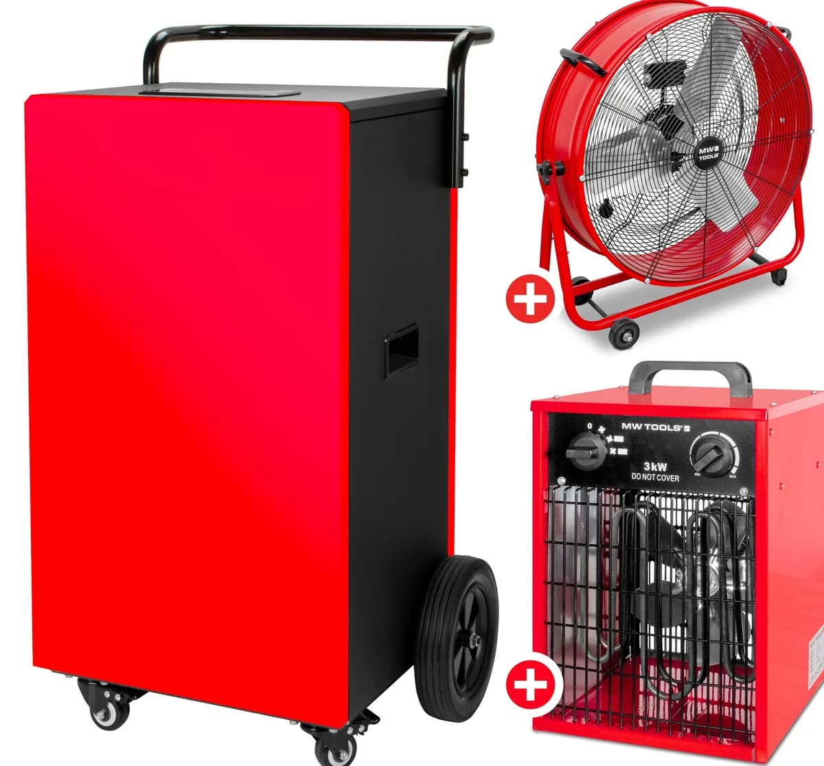 Metal Works 722313679 BDM90N PACK Industriële bouwdroger metaal 90L/dag met DC pomp