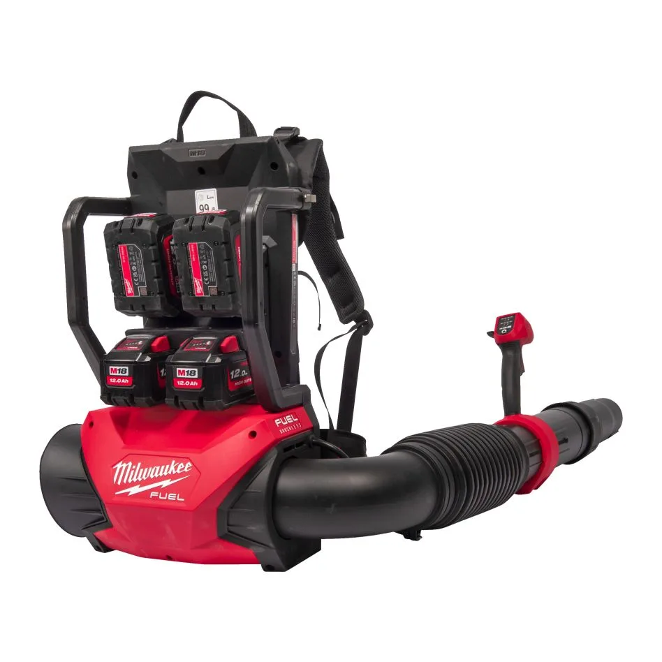 Milwaukee 4933499231 M18 F2BPB-124 FUEL™ dual battery backpack bladblazer 18 V 4x 12 Ah accu