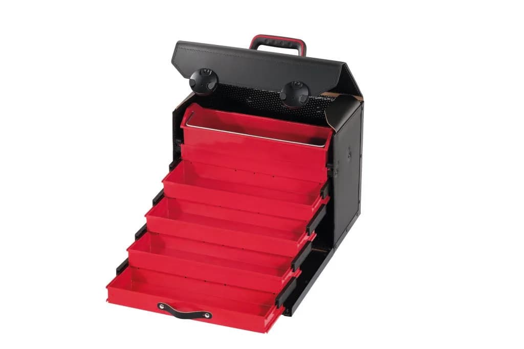 Parat 44.500.581 Top-Line lederen schuifladentas met wielen