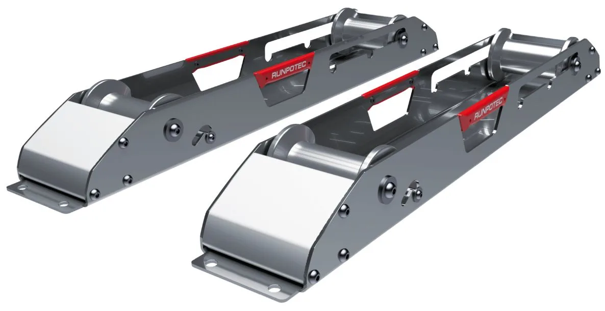 Runpotec 10142 Kabelafroller Rails AS 900 2 stuks