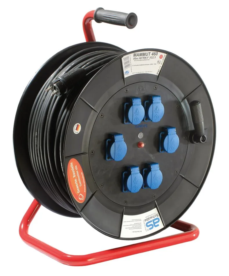 Schwabe 26100 Mammoet Haspel 230V/16A IP44 H07RN-F 3G2,5 80m